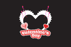 Valentine's day collage frame photo decoration graphic Product Image 1
