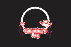 Valentine's day collage frame photo decoration isolated Product Image 1