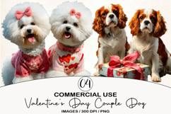 Valentine's Day Couple Dog Clipart Product Image 1