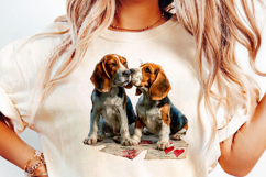 Valentine's Day Couple Dog Clipart Sublimation PNG Product Image 3