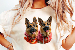 Valentine's Day Couple Dog Clipart Sublimation PNG Product Image 3