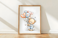 Valentine&#039;s day Cute Teddy Bear PNG Product Image 3