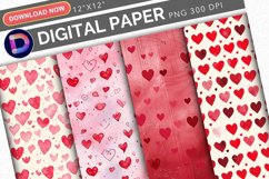 Valentine's Day Digital Paper Product Image 1