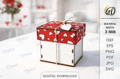 Valentine Gift Boxes Bundle Laser Cut. Decorative Box SVG Product Image 4
