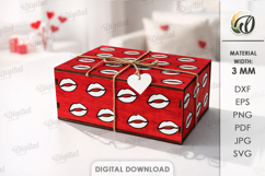 Valentine Gift Boxes Bundle Laser Cut. Decorative Box SVG Product Image 7