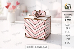 Valentine Gift Boxes Bundle Laser Cut. Decorative Box SVG Product Image 12