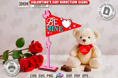 Valentine’s Day Mini Flags Laser Cut Bundle | Tabletop Decor Product Image 8