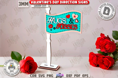 Valentine’s Day Mini Flags Laser Cut Bundle | Tabletop Decor Product Image 11