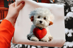 Valentine's Day Couple Dog Clipart Sublimation PNG Product Image 2