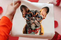 Valentine's Day Couple Dog Clipart Sublimation PNG Product Image 2