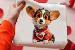 Valentine's Day Couple Dog Clipart Sublimation PNG Product Image 2