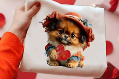 Valentine's Day Couple Dog Clipart Sublimation PNG Product Image 2