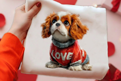 Valentine's Day Couple Dog Clipart Sublimation PNG Product Image 2
