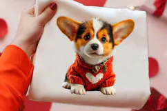 Valentine's Day Couple Dog Clipart Sublimation PNG Product Image 2