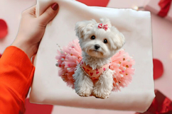 Valentine's Day Couple Dog Clipart Sublimation PNG Product Image 2