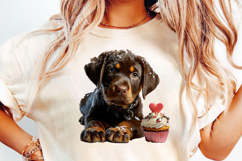 Valentine's Day Couple Dog Clipart Sublimation PNG Product Image 3