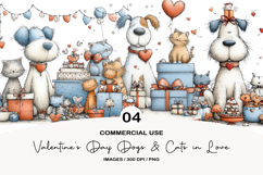 Valentine’s Day Dogs &amp; Cats in Love Product Image 1
