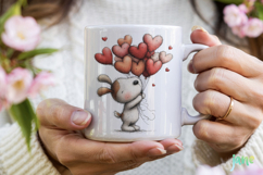 Valentine’s Day Dogs Clipart Product Image 8