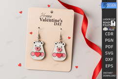 Valentine&#039;s Day Earrings Laser Cut|Hearts Shape|Accessories Product Image 1
