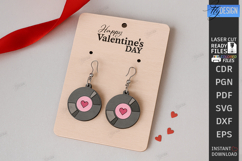 Valentine&#039;s Day Earrings Laser Cut|Hearts Shape|Accessories Product Image 1