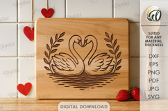 Valentine's Day Engraving Laser Cut. Valentines SVG Product Image 1