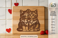 Valentine's Day Engraving Laser Cut. Valentines SVG Product Image 1