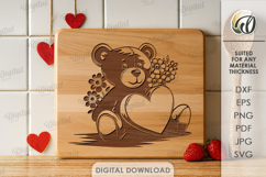 Valentine's Day Engraving Laser Cut. Valentines SVG Product Image 1