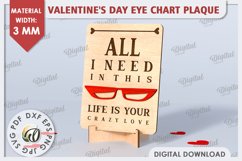 Valentines Day Stand Decor Laser Cut. Valentine Sign SVG Product Image 1