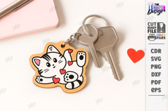 Valentine's Day Keychain | Cute Keychain | Romantic Gift SVG Product Image 1