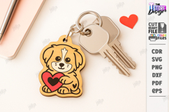 Valentine's Day Keychain | Cute Keychain | Romantic Gift SVG Product Image 1