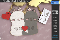 Valentine’s Day Love Keychains Laser Cut Bundle|Love Symbol Product Image 7