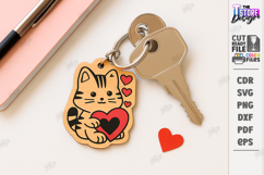 Valentine's Day Keychain | Cute Keychain | Romantic Gift SVG Product Image 1