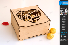 Valentine&#039;s Day Gift Boxes Laser Cut Bundle|Candy Boxes SVG Product Image 2