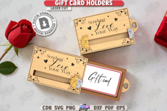 Valentine Gift Card Holders with Slider Laser Cut Bundle|CNC Product Image 3