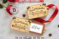 Valentine Gift Card Holder with Sliding Cover Laser Cut Product Image 1
