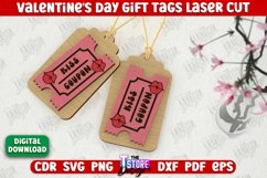 Valentine&#039;s Day Gift Tags Laser Cut Bundle | Valentines Tags Product Image 11