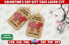 Valentine&#039;s Day Gift Tags Laser Cut Bundle | Valentines Tags Product Image 3