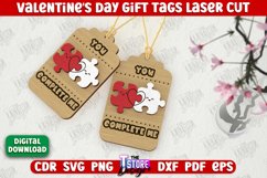 Valentine&#039;s Day Gift Tags Laser Cut Bundle | Valentines Tags Product Image 4