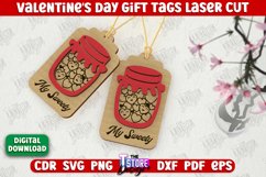Valentine&#039;s Day Gift Tags Laser Cut Bundle | Valentines Tags Product Image 5