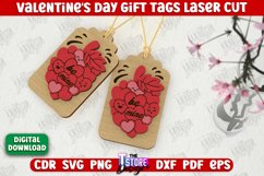 Valentine&#039;s Day Gift Tags Laser Cut Bundle | Valentines Tags Product Image 6
