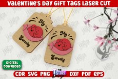 Valentine&#039;s Day Gift Tags Laser Cut Bundle | Valentines Tags Product Image 7