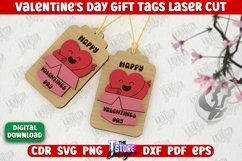 Valentine&#039;s Day Gift Tags Laser Cut Bundle | Valentines Tags Product Image 9
