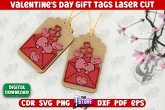 Valentine&#039;s Day Gift Tags Laser Cut Bundle | Valentines Tags Product Image 10