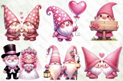 Valentine&#039;s Day Gnome Couple Sublimation Product Image 2