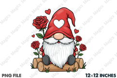 Valentine's Day Gnome Png Product Image 1