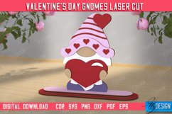 Valentine's Day Gnomes Laser Cut Bundle. Valentines Decor Product Image 11