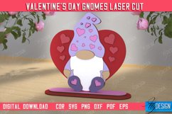 Valentine's Day Gnomes Laser Cut Bundle. Valentines Decor Product Image 6