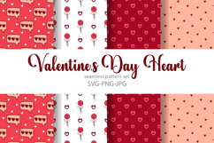 Valentine's Day heart seamless pattern|digital paper Product Image 1