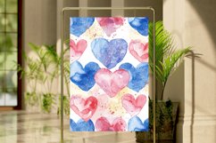 Valentine&#039;s Day Hearts Digital Paper Bundle Product Image 4
