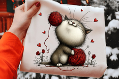 Valentine's Day Kitten Delights Valentines Day PNG Product Image 2